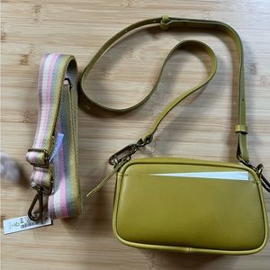 NWT Madewell Leather Carabiner Mini Crossbody Bag and Crossbody Bag Strap